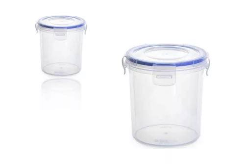 Tároló Doboz Kerek Patentzáras 1000ml K334 (6/#_300/rkl)