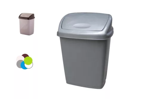 Coș de gunoi basculant pătrat 18 litri K063