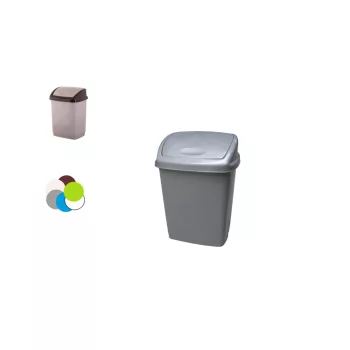 Coș de gunoi basculant pătrat 4 litri K061