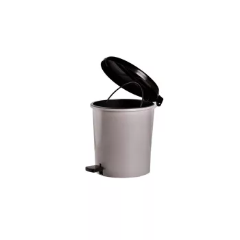 Coș cu pedală rotundă de 5 litri