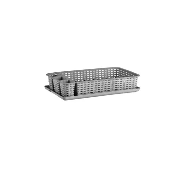Suport pentru uscare vase Plastic Efect Rattan 27*35cm