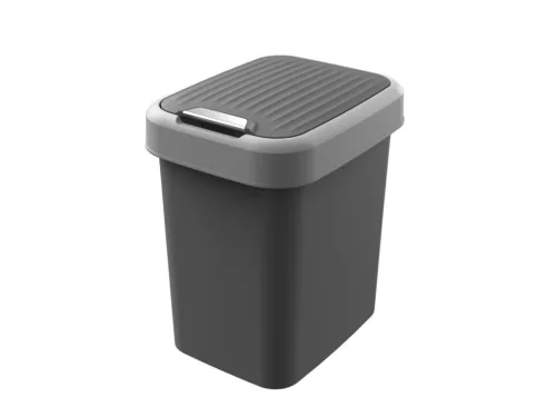 Basculant Coș de gunoi pătrat 12 litri multifuncțional