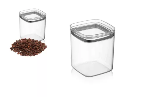 Tároló Doboz Szögletes Víztiszta Műanyag 1000ml (24/#)