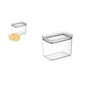 Tároló Doboz Téglalap Víztiszta Műanyag 1500ml (24/#)