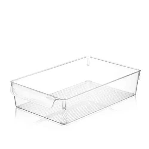 Rendszerező Kosár Hűtőbe Víztiszta Műanyag 20*32.5*7cm (12/#)