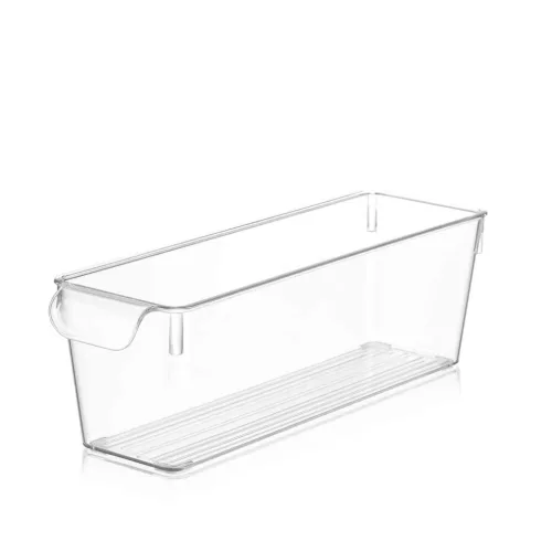 Rendszerező Kosár Hűtőbe Víztiszta Műanyag 10*32.5*10cm (12/#)