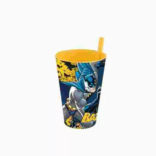 Pohár Szívószállal Batman 400ml TP512-50 (72/#)