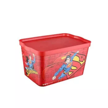   Tároló Doboz Szögletes Superman 2.3 Literes TP597-51 (24/#)