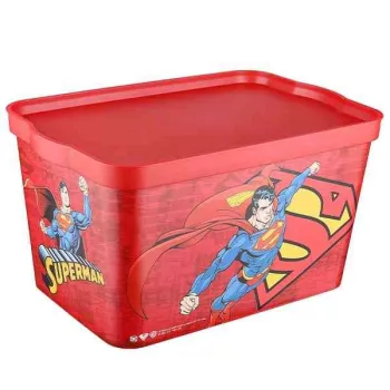 Tároló Doboz Szögletes Superman 24 Literes TP601-51 (6/#)