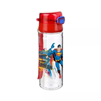 Kulacs Superman Szívószálas 500ml TP705-51 (24/#)