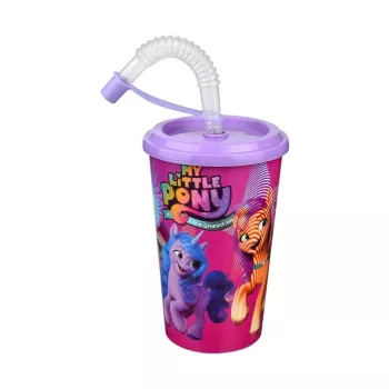 Pohár Szívószállal My Little Pony 400ml TP513-60 (36/#)