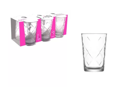 Pohár Üveg Vizes Mevsim 6 Darabos 200ml