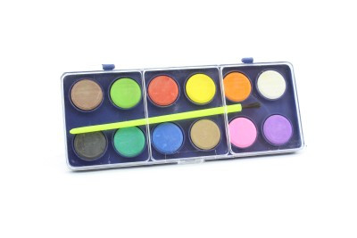 Sky Art Vízfesték+Ecset Kics.12Sz.1Cs (e)
