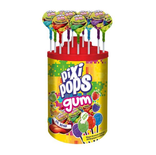 Pixipops Nyalóka Rágóval 4Íz 16G (e)