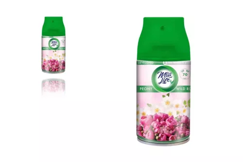 Miss Life Légfrissítő Utántöltő Készülékbe 250ml Peony és Wild Rose (6/#_192/sor_2112/rkl)