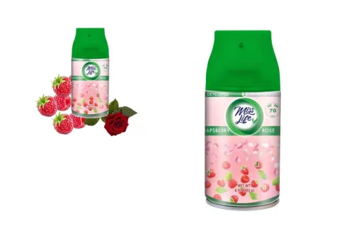 Miss Life Légfrissítő Utántöltő Készülékbe 250ml Raspberry és Rose (6/#_192/sor_2112/rkl)