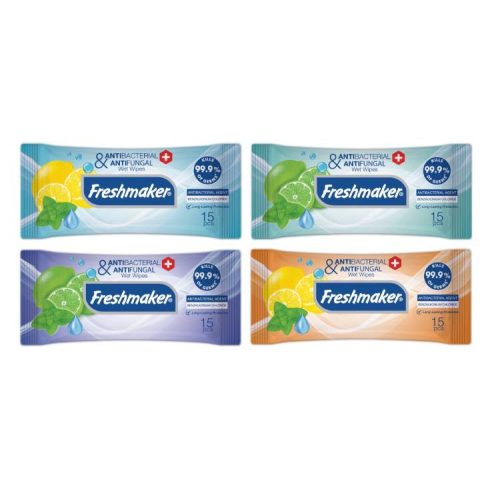Freshmaker Fr.Nedves Törlőkendő 15Db (e)