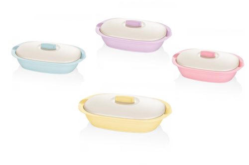 Bol cu ​​capac plastic oval 2 litri BG-341