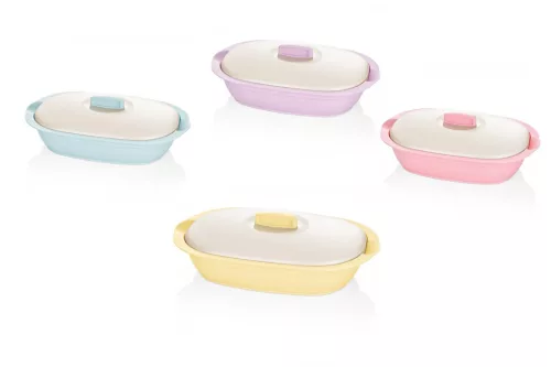 Bol cu ​​capac plastic oval 2 litri BG-341