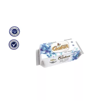   Nedves Törlőkendő My Comfort 100 Darabos Floral Paradise Fliptop Zárókupakos (24/#_840/rkl)