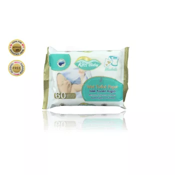 Nedves Wc Papír Kiss Baby 60 Darabos (16/gy_128/#)