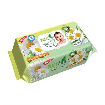 Pufy Fresh Nedv.Törlők. Kamilla 120Db (e)