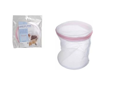 Mosózsák Textil Kerek Fehér Színű 16*20cm CY5651150