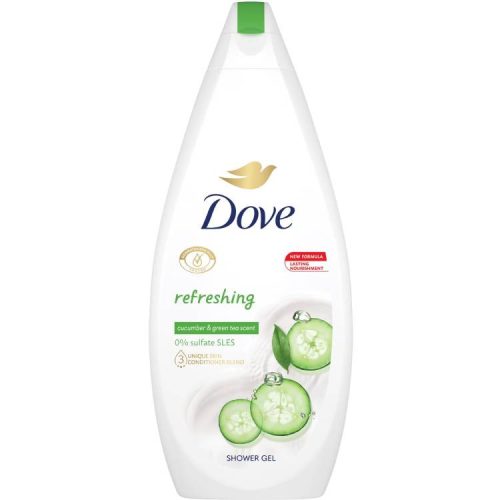 Dove Tusfürdő Refreshing Cucumber&Green Tea 250Ml (e)