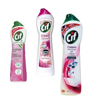 Cif Súrolókrém Pink Flower 500Ml (e)
