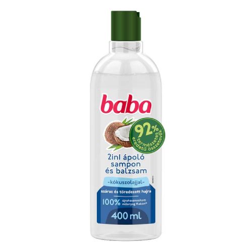 Baba Sampon 2In1 Kókuszolaj 400Ml (e)