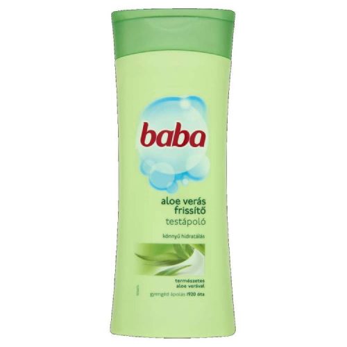 Baba Testápoló Aloe Vera 400Ml (e)
