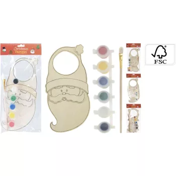   (Karácsony) Festhető Dekoráció 110*240*5mm GR9121540 (6/gy_48/#)