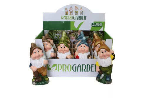Gnom de gradina Ceramica 20cm 4 tipuri 099800000
