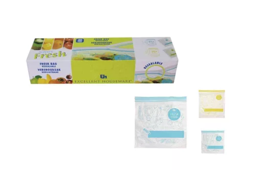 Zacskó Simítózáras 40 Darabos (20*1,5L és 20*2,5L) DD4000010 (24/#)
