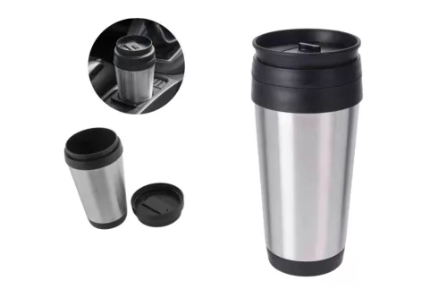 Termosz Pohár Inox Autós 450ml 170426350 (12/#)