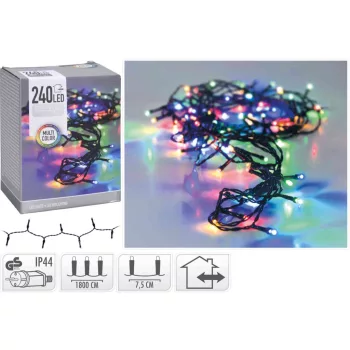   (Karácsony) Égősor 240 LED Színes Kültéri AX8402040 (12/#)