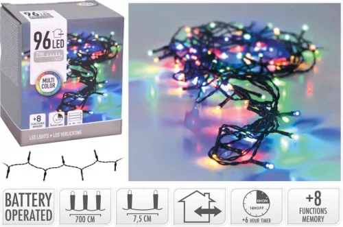 Égősor 96 LED Színes IP44 AX8415420 (12/gy_24/#)