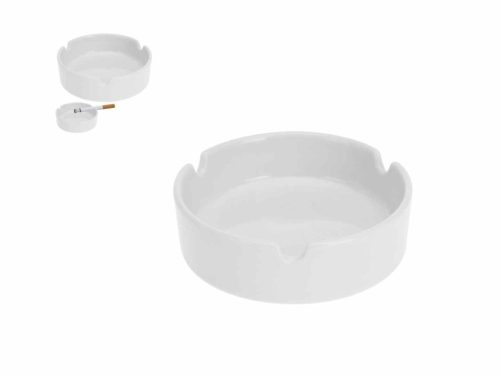 Scrumieră Ceramică Albă Rotudă 10cm Q51500500