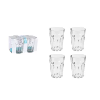 Pohár Üveg Vizes 4 Darabos 360ml YE5000080 (6/#)