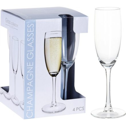 Pezsgős Pohár 180ml 4 Darabos CC7000300 