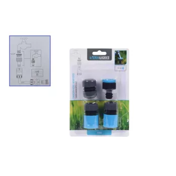   Locsolótömlő Gyorscsatlakozó Szett 4 Darabos C22280220/C22280610 (12/gy_72/#)