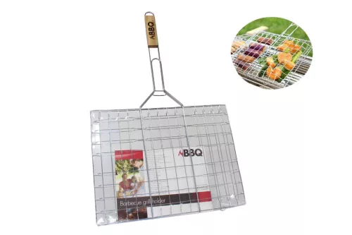 Grillező BBQ Fanyéllel YL7900250/C83506160 (12/gy_24/#)