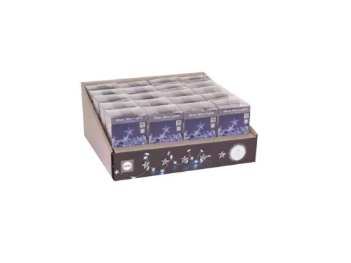 Fényhuzal Csillag 40 LED Fehér AX9720420 (24/gy_48/#)