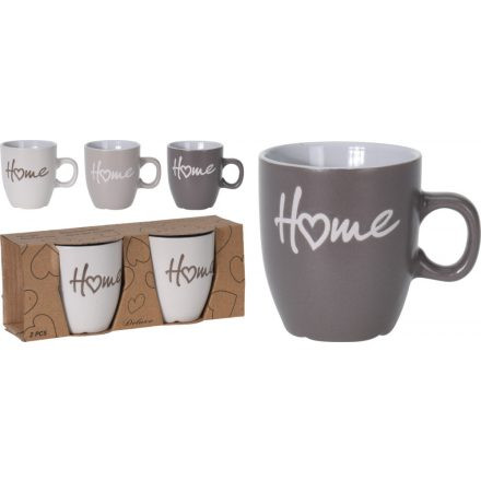 Bögre Kerámia 2 Darabos Home 150cc Q75910040 