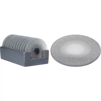Tányér 15cm Szürke Csillámos ACC005870 (12/gy_48/#)