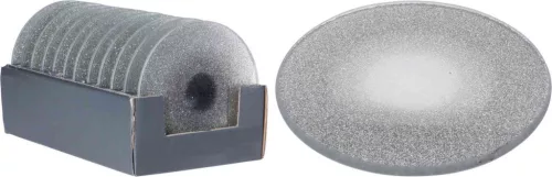 Tányér 15cm Szürke Csillámos ACC005870 (12/gy_48/#)