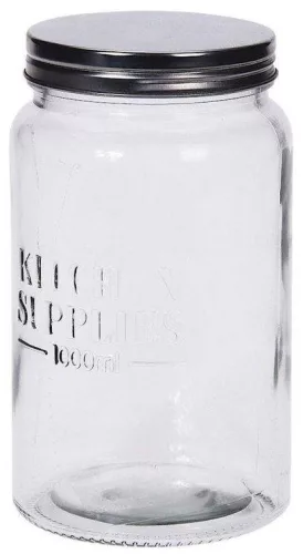 Tároló Üveg 1000ml CD1001040 (12/#)