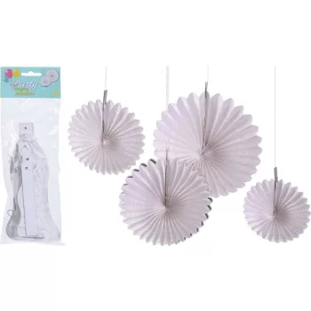 Lampion 4 Darabos Fehér 491103070 (15/gy_45/#)