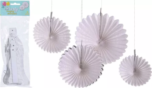 Lampion 4 Darabos Fehér 491103070 (15/gy_45/#)