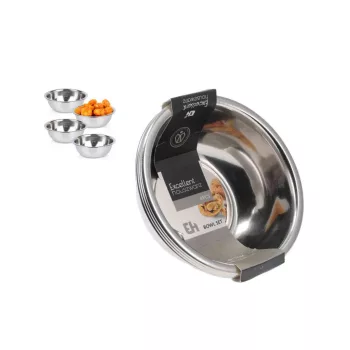 Tál Inox 4 Darabos 11*H4.2cm A12404910 (24/gy_96/#)
